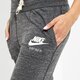 dámske nohavice NIKE NOHAVICE  GYM VINTAGE PANT 726061060 farba sivá