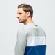 pánska mikina TIMBERLAND MIKINA CUT & SEW LINEAL LOGO SWEATSHIRT tb0a1o9ux361 farba sivá
