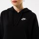 dámska mikina NIKE MIKINA S KAPUCŇOU W NSW CLUB FLC HOODIE SSNL dv5645-010 farba čierna