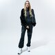 dámske nohavice NIKE NOHAVICE  W NSW ICN CLSH PANT FLC BB dc0654-010 farba čierna