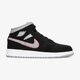 detské tenisky (obuv) AIR JORDAN 1 MID (GS) 554725-060 farba čierna