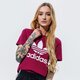 dámske tričko ADIDAS TRIČKO TREFOIL TEE gd2433 farba bordová