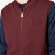 pánska mikina NEW ERA MIKINA CRAFTED FLC VARSITY 11278390 farba bordová