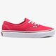 dámske tenisky (obuv) VANS AUTHENTIC  vn000ee3red1w farba červená