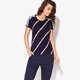 dámske tričko ADIDAS TRIČKO SS SLIM 3 S TEE bk2099 farba tmavomodrá