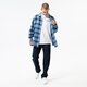 pánske košele LEVI'S KOŠEĽA SILVERTAB OVERSIZE 1 PKT a3404-0006 farba modrá