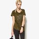 dámske tričko NIKE TRIČKO TEE-BF BURNOUT GLITCH 803993368 farba khaki