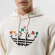 pánska mikina ADIDAS MIKINA FLORAL TREFOIL h32306 farba béžová