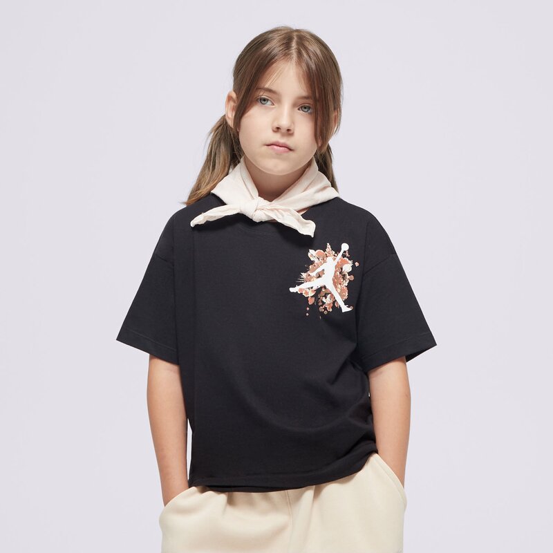 JORDAN TRIČKO JDG FLORAL JUMPMAN SS TEE GIRL
