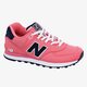 dámske tenisky (obuv) NEW BALANCE WL574POP  wl574pop farba ružová