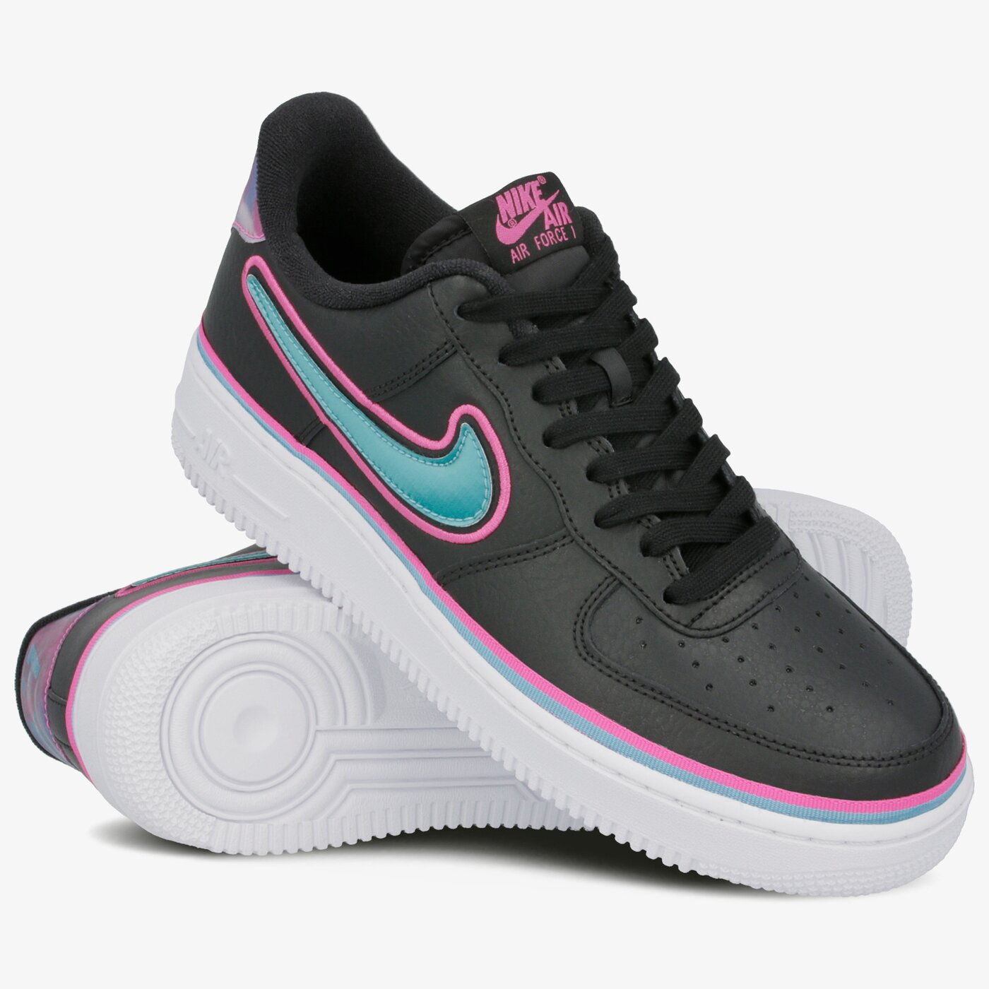 pánske tenisky (obuv) NIKE AIR FORCE 1 '07 LV8 SPORT  aj7748002 farba čierna