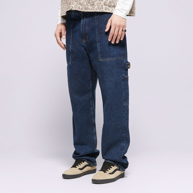 PROSTO NOHAVICE  PANTS WORKER NAVY