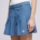 dámska sukňa ADIDAS SUKŇA DENIM SKIRT kd5523 farba modrá