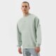 pánska mikina ADIDAS MIKINA TREFOIL LINEAR LABEL SWEATSHIRT hm2665 farba zelená