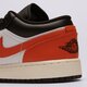 detské tenisky (obuv) AIR JORDAN 1 LOW  553560081 farba oranžová