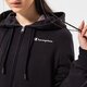 dámska mikina CHAMPION MIKINA S KAPUCŇOU HOODED FULL ZIP 114862kk001 farba čierna