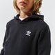 detská mikina ADIDAS MIKINA S KAPUCŇOU HOODIE U h32352 farba čierna