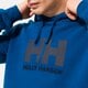 pánska mikina HELLY HANSEN MIKINA S KAPUCŇOU HH LOGO HOODIE 33977606 farba tmavomodrá