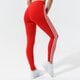dámske nohavice ADIDAS LEGGINGS 3 STRIPES TIGHT h09428 farba červená