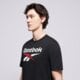 pánske tričko REEBOK TRIČKO BRUNO BIG LOGO CREW NECK SS TEE 100240887 farba čierna