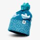 detská čiapka ADIDAS ČIAPKA ZIMNÁ SHMOO POM BEANIE ec6481 farba modrá