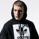pánska mikina ADIDAS MIKINA SOLID BB HD ec7323 farba čierna