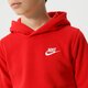 detská mikina NIKE FRANCHISE OVERHEAD HOODIE JUNIOR SWEATSHIRT bv3757-657 farba červená