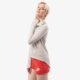 dámska mikina NIKE MIKINA TECH FLEECE MOTO 642688050 farba sivá