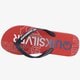 pánske šľapky QUIKSILVER MOLOKAI NITRO  aqyl100233xkrr farba červená