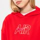 detská mikina NIKE MIKINA S KAPUCŇOU G NSW AIR FT CROP GIRL dm8372-657 farba červená