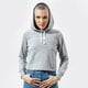 dámska mikina CHAMPION MIKINA S KAPUCŇOU HOODED SWEATSHIRT 112586em029 farba sivá