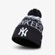 pánska čiapka NEW ERA MLB SIDELINE NEW YORK YANKEES POM BEANIE NEW YORK YA 80536115 farba čierna