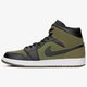 pánske tenisky (obuv) AIR JORDAN 1 MID 554724301 farba zelená