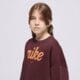 detská mikina NIKE MIKINA NSW CLUB FLC BXY CRW GX STAR G fz5566-652 farba hnedá