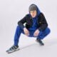 pánske nohavice ADIDAS NOHAVICE  ESSENTIALS C P ia4781 farba modrá