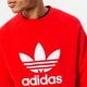 pánska mikina ADIDAS MIKINA TREFOIL CREW he9489 farba červená