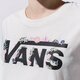 dámske tričko VANS TRIČKO WM BLOZZOM ROLL OUT MARSHMALLOW vn0a53q2fs81 farba biela