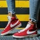 detské tenisky (obuv) NIKE BLAZER MID GS da4672-600 farba červená
