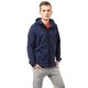 pánska mikina NIKE MIKINA FZ HOODY-NEW SILO 642875410 farba modrá