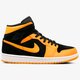 pánske tenisky (obuv) AIR JORDAN 1 MID 554724081 farba oranžová