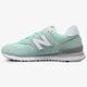 dámske tenisky (obuv) NEW BALANCE WL574ESM wl574esm farba zelená