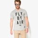pánske tričko NIKE TRIČKO AIR FLY BY TEE 822648063 farba sivá