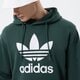 pánska mikina ADIDAS MIKINA S KAPUCŇOU TREFOIL HOODY hk7270 farba zelená