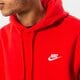 pánska mikina NIKE MIKINA S KAPUCŇOU SPORTSWEAR CLUB FLEECE bv2654-657 farba červená