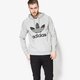 pánska mikina ADIDAS MIKINA MONTAGE HOODY bk5886 farba sivá
