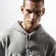 pánska mikina ADIDAS MIKINA S KAPUCŇOU TREFOIL HOODIE ADICOLOR dt7963 farba sivá