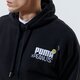 pánska mikina PUMA MIKINA S KAPUCŇOU PUMA X PEANUTS HOODIE 53061401 farba čierna