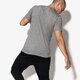 pánske tričko ADIDAS TRIČKO SS ACTION SPORTS LIFESTYLE LAID OUT TEE cf3117 farba sivá