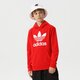 detská mikina ADIDAS MIKINA S KAPUCŇOU TREFOIL HOODIE BOY hd2020 farba červená