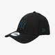 pánska šiltovka NEW ERA ČIAPKA ESSENTIAL 39THIRTY NYY BLK/GRN NEW YORK YANKE 12285505 farba čierna